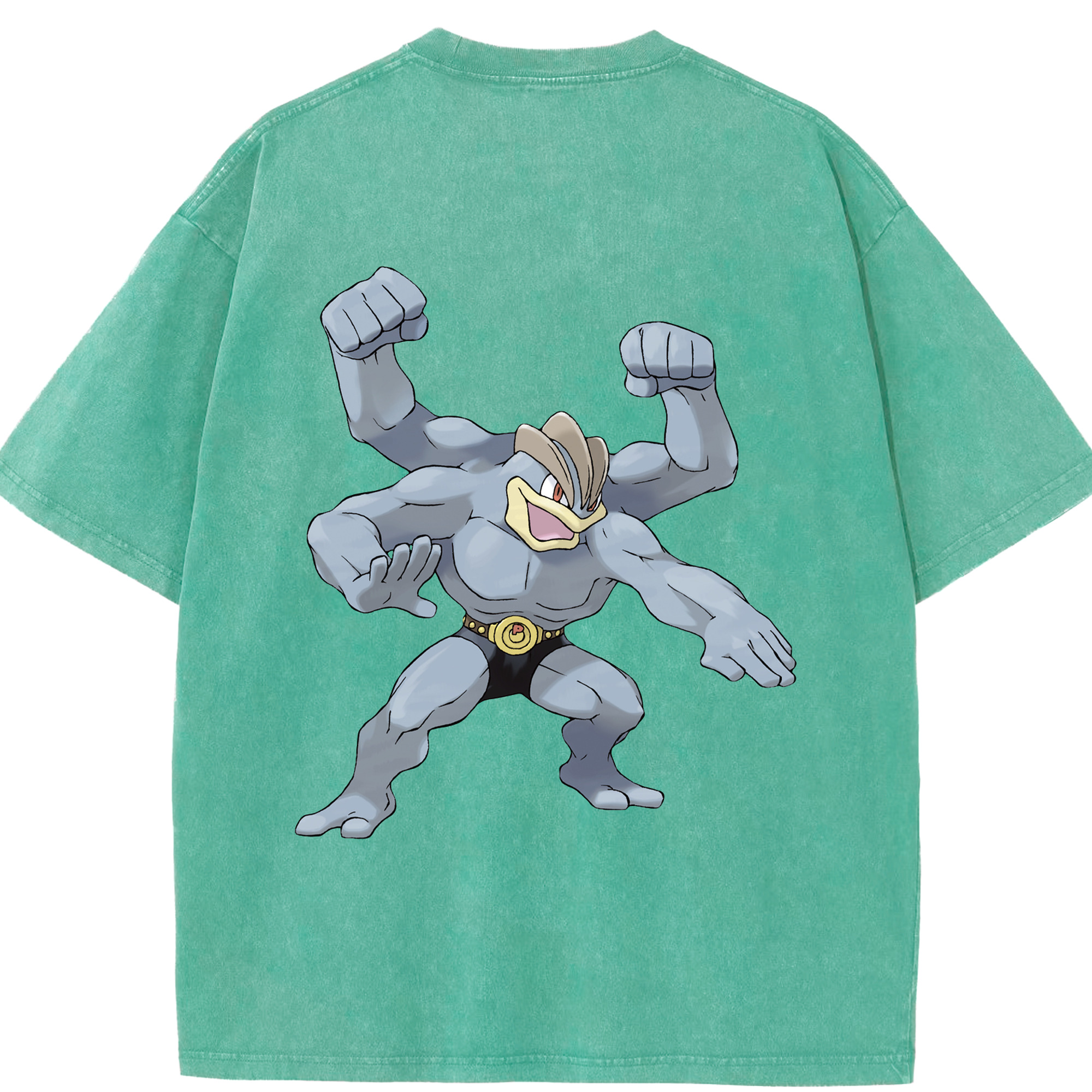 （画像用） ポケットモンスター Pokémon 綿100% ヴィンテージ風 半袖Tシャツ（背面プリント）